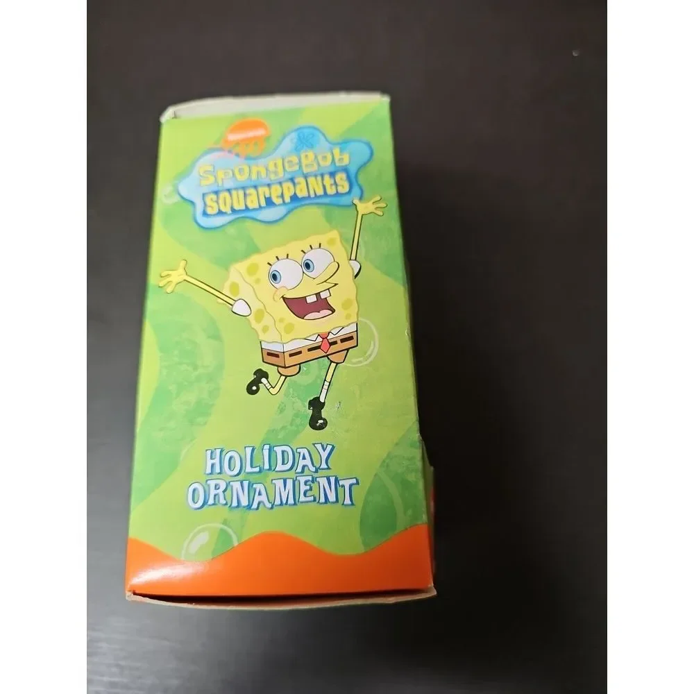 Vtg 2002 SPONGEBOB SQUAREPANTS Kurt S Adler Christmas Ornament Spongebob w/ List